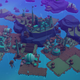 One of my favourite cities is this almost industrial settlement, where the rain never stops and most people have had to build out onto the ocean because the original mountain town is full.